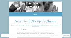Desktop Screenshot of fuentescercanas.com