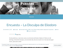 Tablet Screenshot of fuentescercanas.com